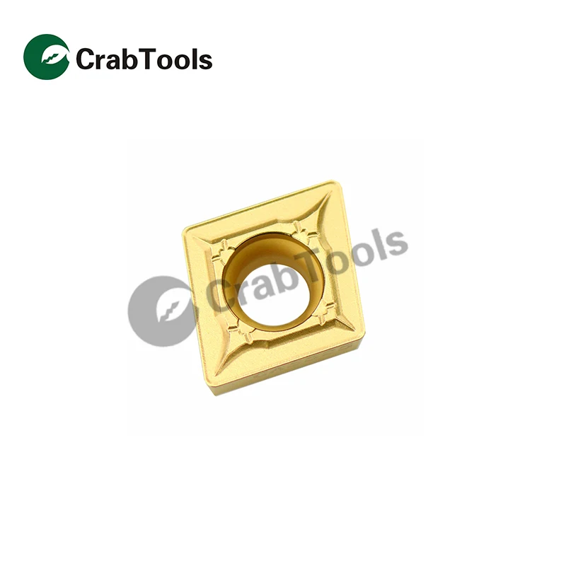 

Crab Tools KYOCERA 10PC CCMT060204GK CA5525 Metal Turning Lathe Tools Turning Cutter Carbide Insert CNC Tool Tip Machine
