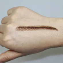 Прямые Продажи долговечные легко носить Sobrancelha бровей Angela брови дополнительные длинные человеческие волосы/Темный