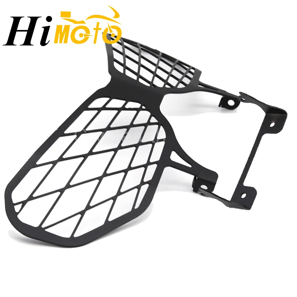 Black Aluminum Motorcycle Front Light Headlight Guard Headlamp Protector Cover For Honda 2016 ( CRF1000L ) Africa Twin | Автомобили и