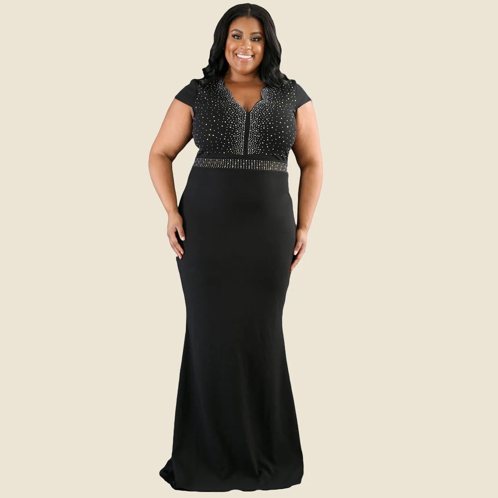 Wear 8 plus size long women dresses bodycon