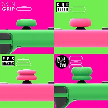 

IVYUEEN for Nintend Switch NS Joy Con Console Analog FPS CQC Elite Thumbsticks Caps Set for Joy-con Controller Thumb Grips Cover