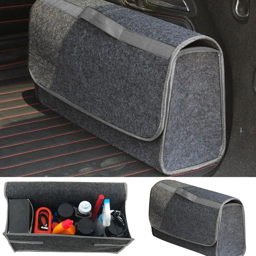

Newest On Stock Black Trunk Cargo Organizer Foldable Caddy Storage Collapse Bag Bin for Car Truck SUV For Outdoor