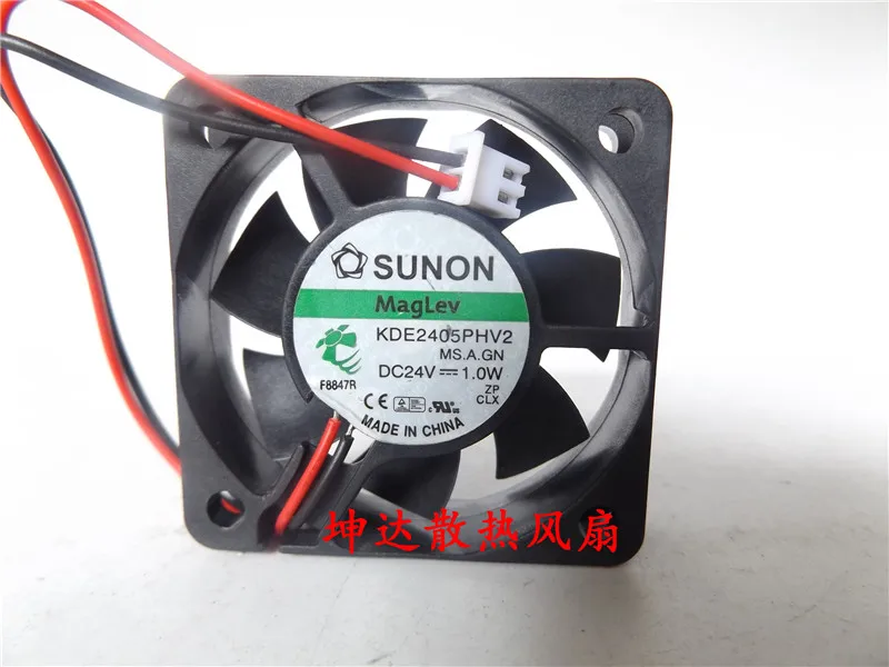 SUNON KDE2405PHV2 DC 24 V 1,0 W 50x50x15 мм 2-провод Сервер площади вентилятора