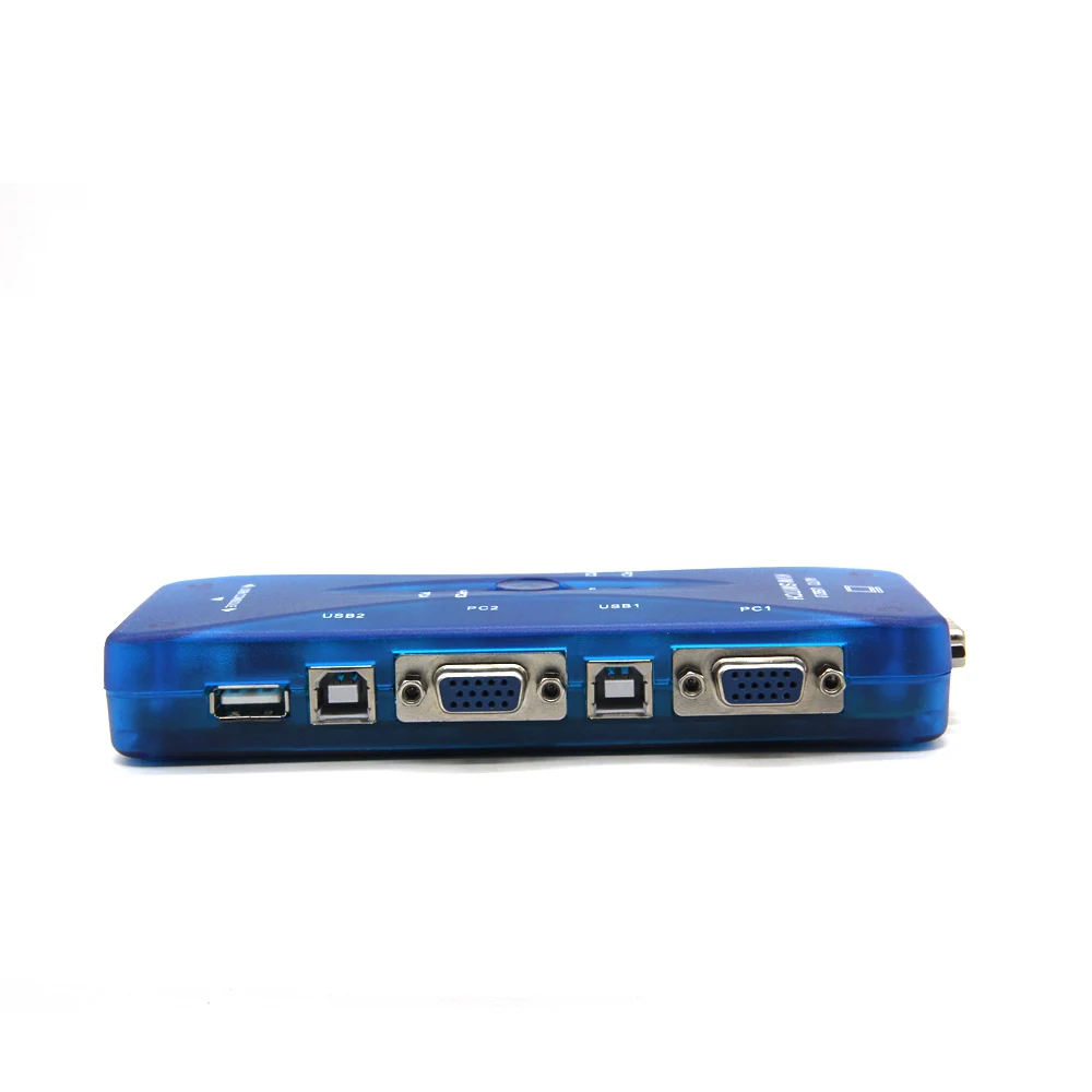 USB2.0 KVM переключатель 4 порта Селектор VGA печать Авто переключатель мониторная коробка VGA сплиттер KVM переключатель для ПК ноутбука