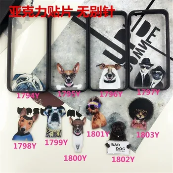 

Costumes Badge Cute Cartoon dog Brooches Enamel Charm Fruit Brooch Pins Accessories for Women XZ74