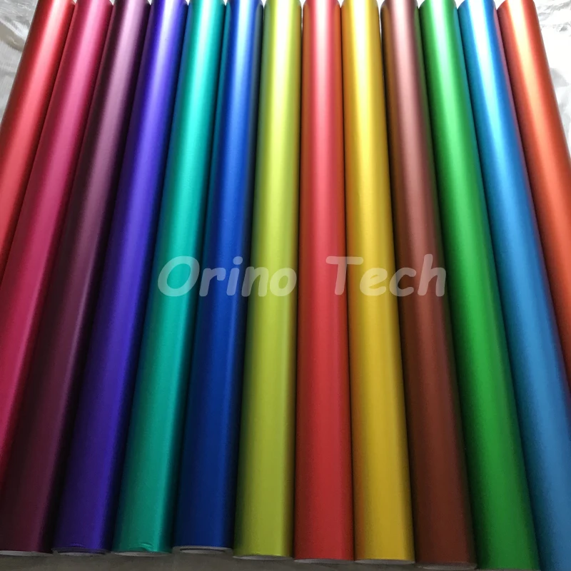 Satin Metallic Chrome Vinyl Film-1