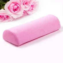 Салон Мягкая ручная Подушка полукруглая Губка Подушка для отдыха Маникюр Уход Инструменты для ногтей OR88