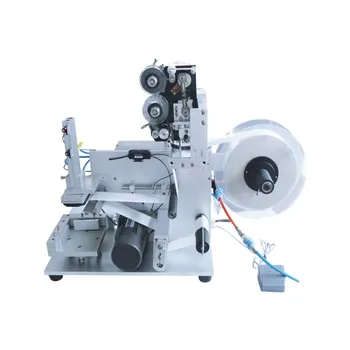 

MT-60D Customizd flat bottle labeling machine, label sticker with date coder for shampoo, cream