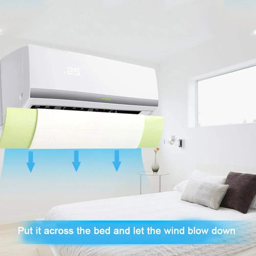 

Home Adjustable Air Conditioner Cover Wind Deflector Baffle Air Conditioner Cleaning Wind Shield ProtectorDust Cover Clean Tool