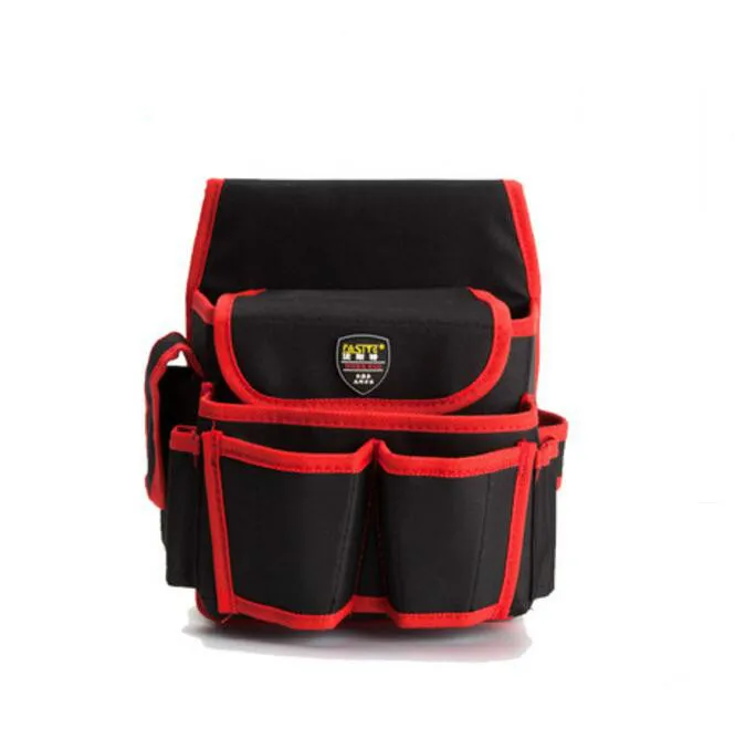 FASITE Новая черная сумка для инструментов для профессиональных электриков красный