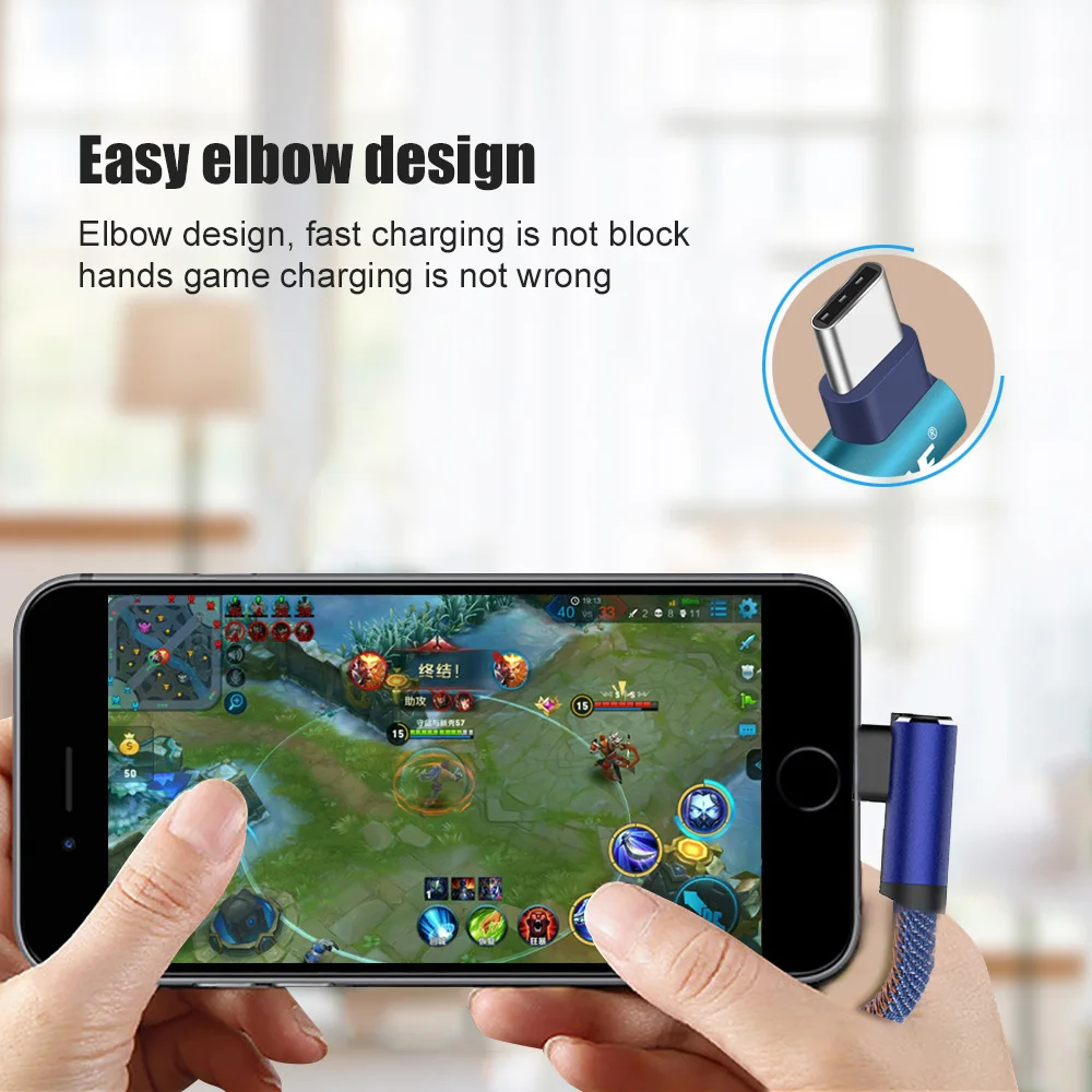 OLAF-2m-USB-Type-C-90-Degree-Fast-Charging-usb-c-cable-Type-c-data-Cord