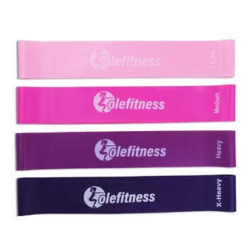 

10-12'' Yoga Resistance Bands for Women Exercise Fitness Rubber Loops Squat Thigh Booty Bands for Home and Gym Workouts Training