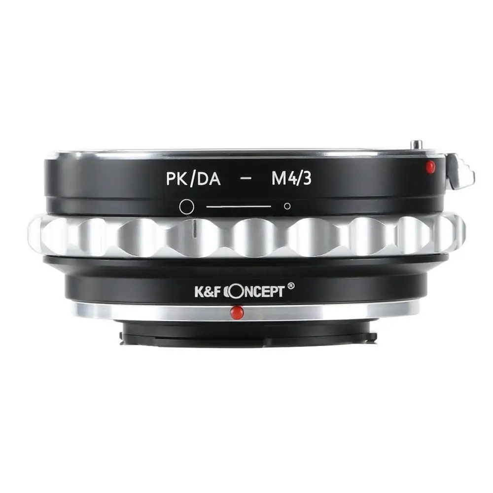 K& F адаптер для крепления объектива Pentax DA PK к корпусу камеры Micro 4/3 для Olympus uspanasonnic G1/G2/GF1 M43 E-P1/E-P2/E-PL1