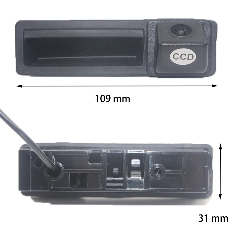 LiandLee Car Trunk Handle Rear View Reversing Parking Camera For Audi A6 C7 4G 2011~2018 (4)