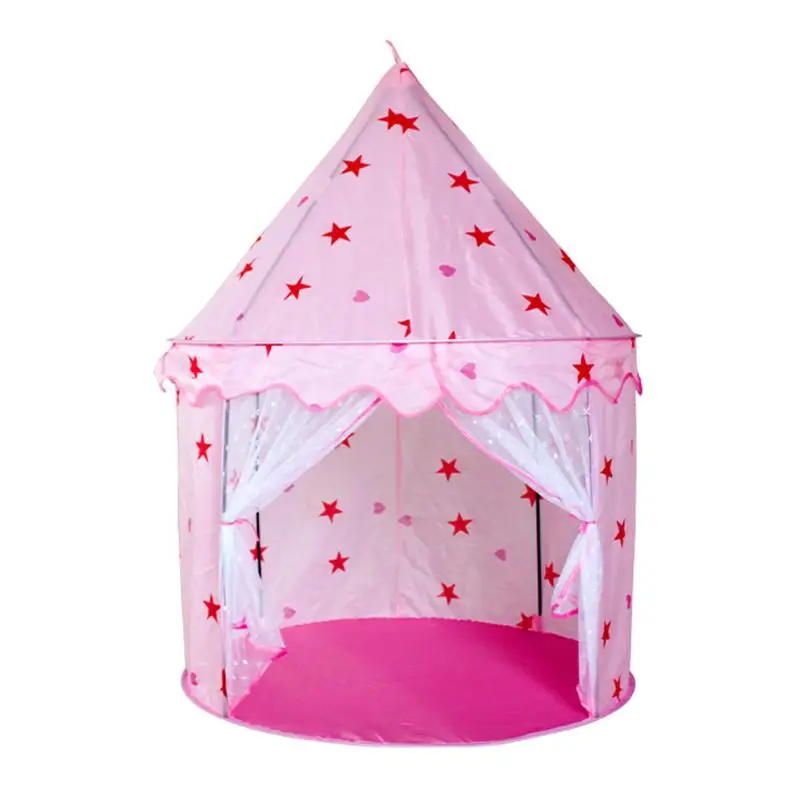 Baby Pink Play Tent Kids Portable Playhouse Toys For Children 25/50/100 pcs Baby Ball Pool Ocean Ball Toy Tents Easy Babysitter