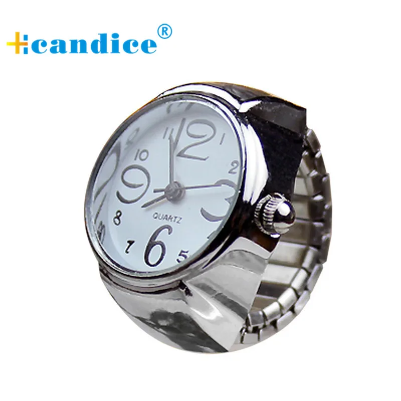 Hcandice Relogio Feminino Dial Analog Creative Steel Cool Elastic Quartz font b Finger b font font