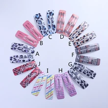 5 компл. = 10 шт леопардовая ВВ заколка простая взрослая челка заколка для волос заколка в виде геометрических фигур темперамент цветок девушка G0418