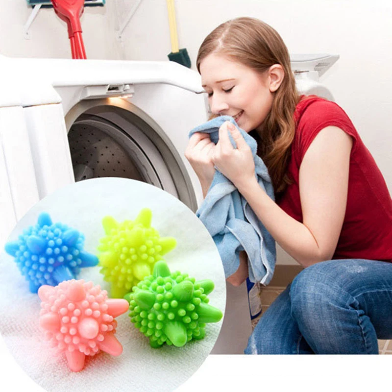 

Home Decontamination Magic Life Wash Ball Random Color Anti-winding laundry ball strong decontamination Plastic laundry ball