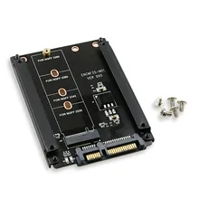Металлический Чехол B+ M Key M.2 NGFF SSD To 2,5 SATA 6 ГБ/сек. адаптер карта с корпусом разъем M2 адаптер NGFF с 5 винтами