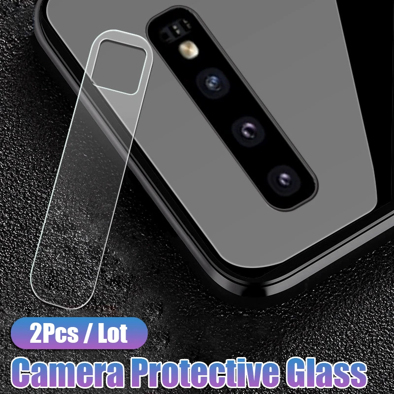 

2Pcs Lens Protector Glass On The For Samsung Galaxy S8 S9 S10 Plus S10e Tempered Glass Note 8 9 Camera Screen Protective Film