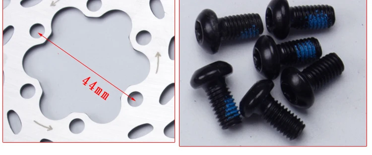 Велосипед горный велосипед резьбовые втулки диск тормозной ротор 6 Болт Фланцевый Адаптер 120/140/160/180/203 мм G3 HS1 ротора