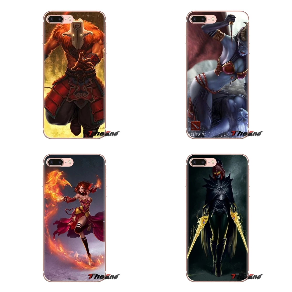 TPU Case Covers For Huawei G7 G8 P7 P8 P9 P10 P20 P30 Lite Mini Pro P Smart Plus 2017 2018 2019 axe pudge SK SG Wraith NS Dota 2 |