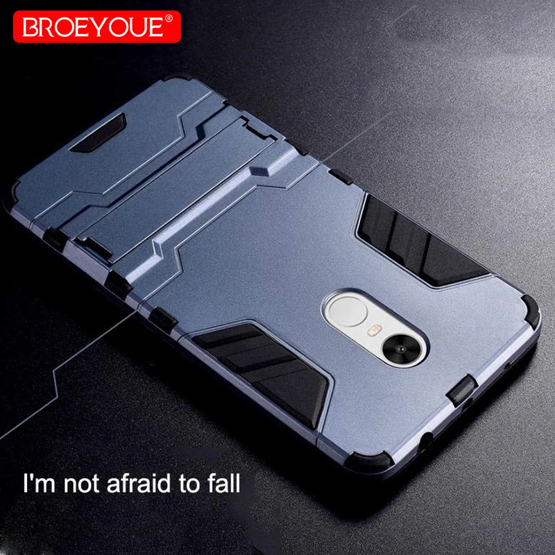 

BROEYOUE Case For Redmi 4 4A 4X Note 4 4X 32 64GB Coque Cover Hybrid Hard Armor Mobile Phone Case For Redmi 5 5A Note 5A 5 Plus