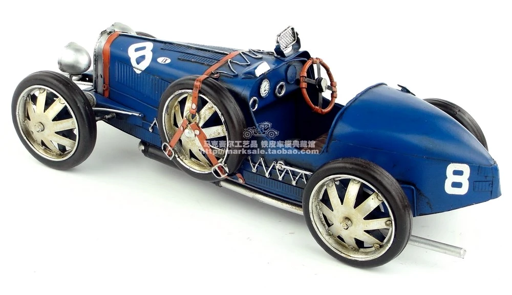 В 1924 году винтажная Классическая машина bugatti Type 35 Оловянная пластина Bugatti 35|cars