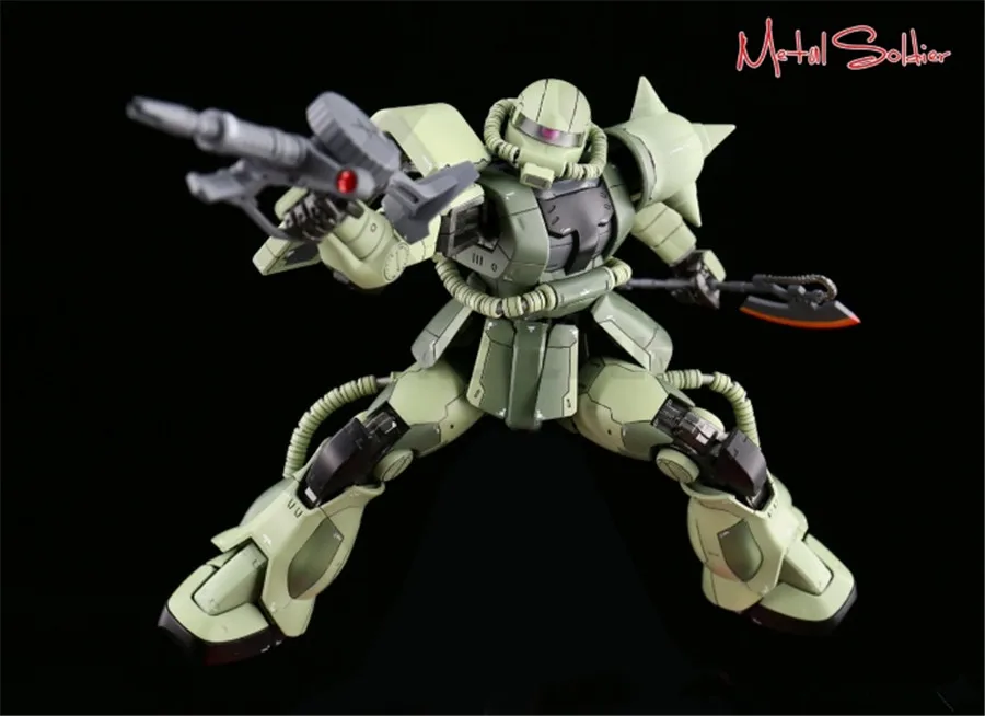 Comic Club MS металлический солдат MB 1/100 металлическая сборка gundam green zaku II сплав робот Высокое качество фигурка