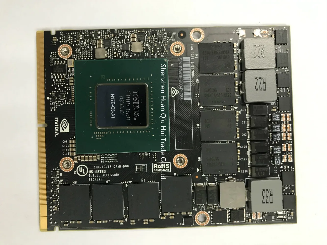 Оригинальный графический процессор NVIDIA Quadro P4000 MXM карта с процессором M7710 M7720 Zbook17