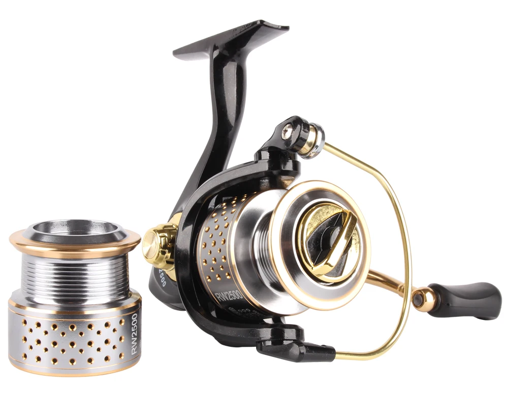 RoseWood Metal Spare Double Spool Spinning Fishing Reel 8+1BB Gear Ratio 5.21 RW1000RW2500 Fishing Wheel China  (3)