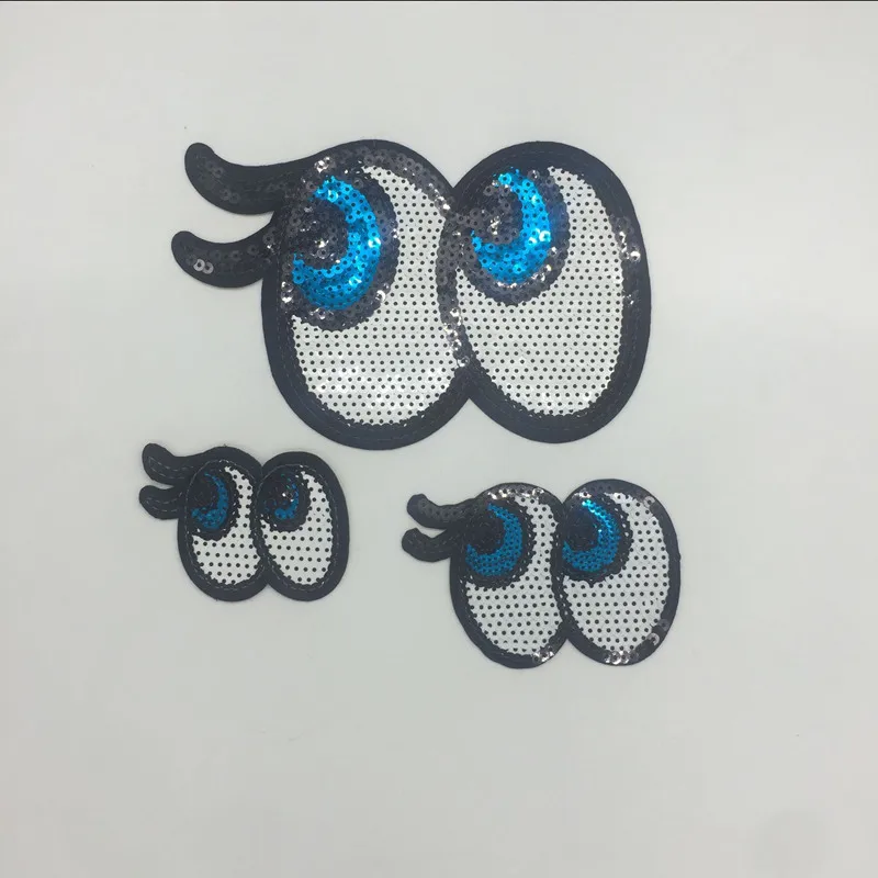 3 Sizes Sequins Patches For Clothes Embroidered Iron On Patch Stage Clothing Accessory Applique Badge | Дом и сад