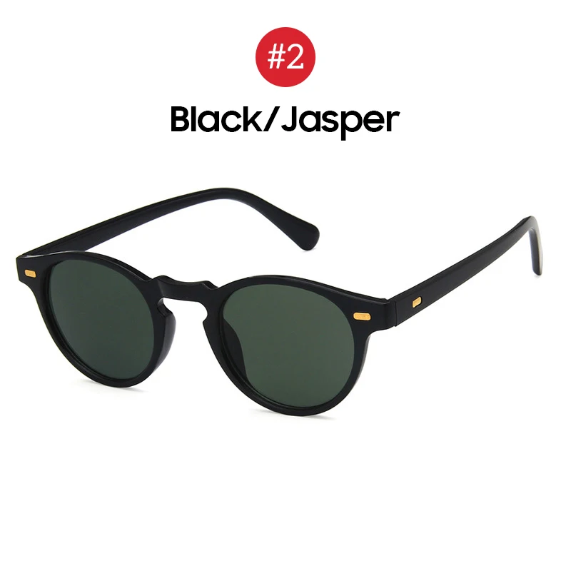 VIVIBEE мужские модные овальные маленькие солнцезащитные очки прозрачные классические UV400 Солнцезащитные очки тренды для прозрачных оттенков для женщин - Цвет линз: 2 Black Jasper