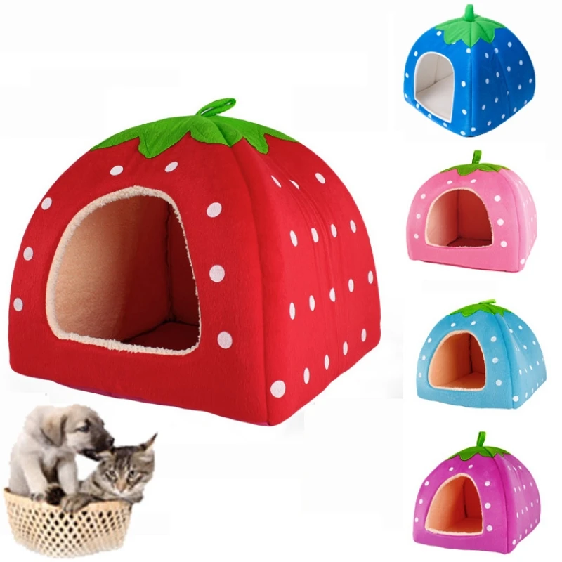 Soft-Cotton-Cute-Strawberry-Style-Multipurpose-Pets-Dog-Cat-House-Nest-Yurt-Size-L-Bright-Red_800x800