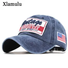 Xlamulu модная бейсболка бейсбольная кепка для мужчин кепка для женщин мытая кость мужская шляпа Gorras Вышивка буквы винтажные бейсболки