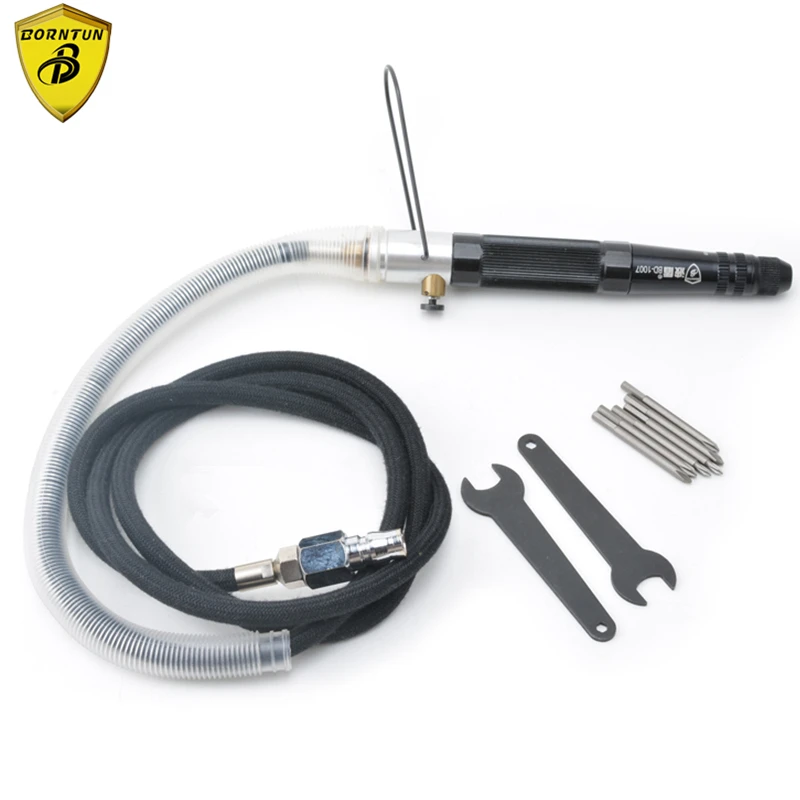

Borntun Pneumatic Air Clutch-type Automatic Screwdriver 2mm Mini Pneumatic Cluth Screwdrivers 2500rpm Air Driver Torque Tool Set