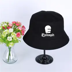 Модные EPITAPH пластинки логотип летняя шляпа Женская Мужская Панама, шляпа-Панама EPITAPH пластинки дизайн плоский солнцезащитный козырек