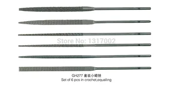 

Free Shipping 6pcs GH277 wax crochet equaling goldsmith dental polishing file, jewelry engraving files, jewelry polishing file