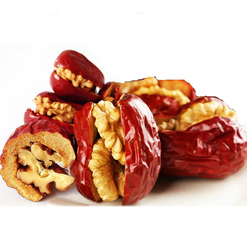 Red Dates Clamp Walnut 500g Xinjiang Jujube Clip Walnuts Independent