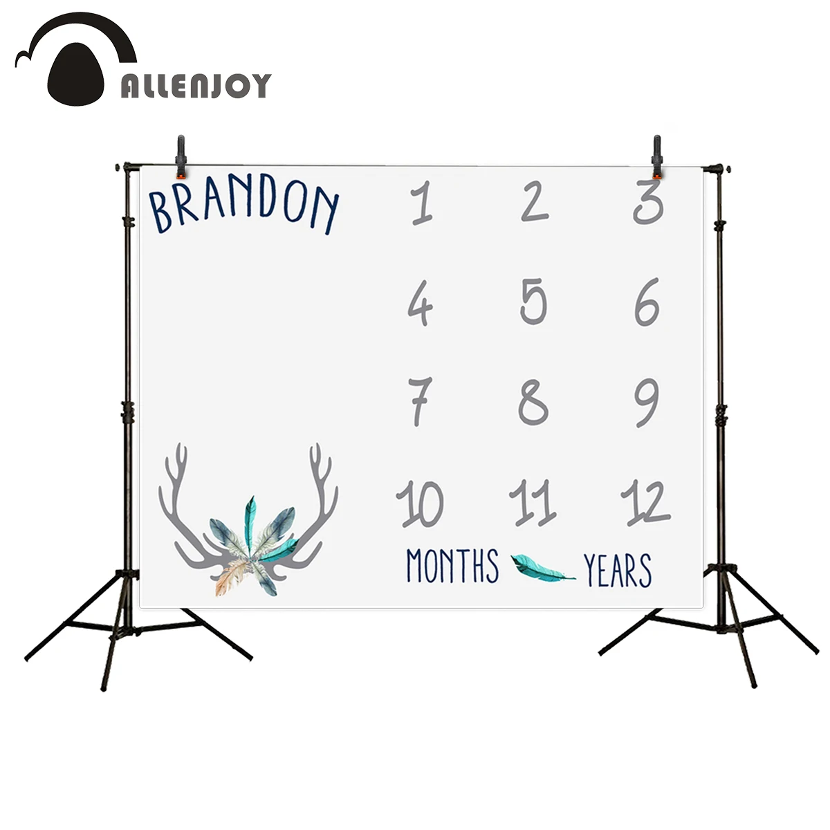 

Allenjoy photography background White Antlers Digital Monthly customizeized Children natural children photos camera fotografica
