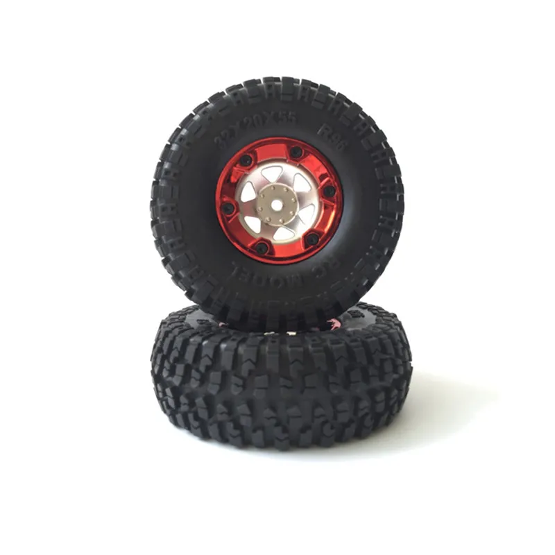 112 Tires With Hubs Wheel Racing Wheel Rim Tires Diameter 92mm Tyre for FY-CL01 112 RC Racing Car Truck RC Tires 2PcsSet-1 (1)