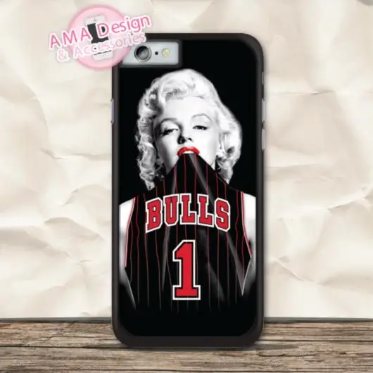 Basketball Jersey With Marilyn Monroe Cover Case For iPhone X Xs Max Xr 8 7 6 6s Plus 5 5s SE 5c 4 4s For iPod Touch