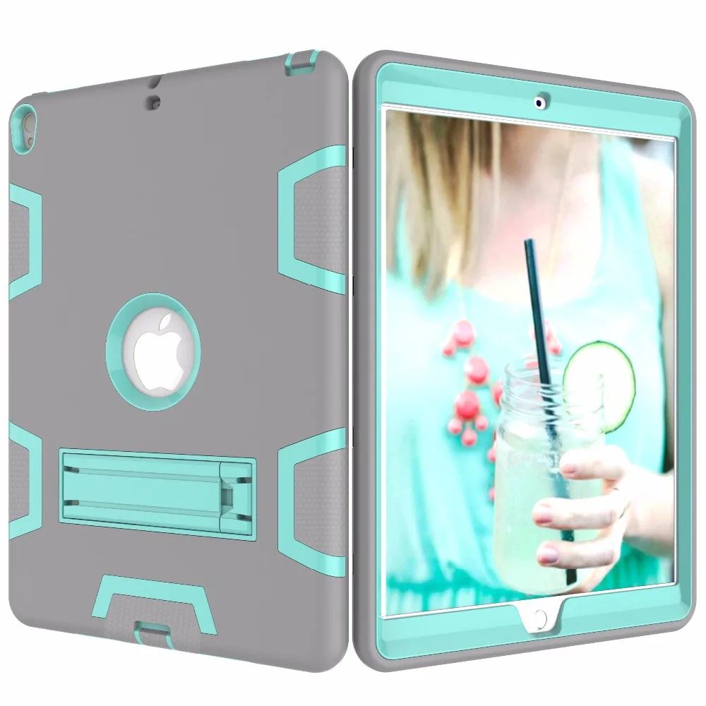Для Coque iPad Pro 10,5 чехол амортизирующий защитный чехол Гибридный PC прочный силиконовый чехол для iPad Air 3 Pro10.5 Tablet