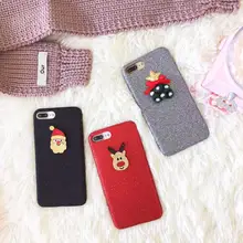 

Luxury Bling Glitter Christmas Case for iPhone 7 7 Plus Cute Girly Phone Cases for iPhone X for iPhone 6 6S 8 Plus Cover Gift