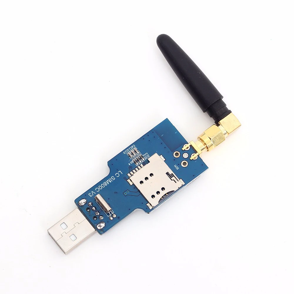 USB к GSM GPRS SIM800C беспроводной Bluetooth компьютерное управление вызов с антенной Беспроводной модуль четырехдиапазонный