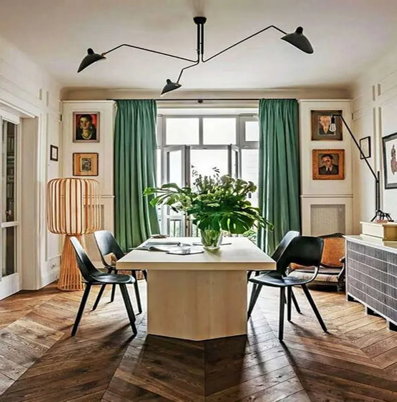 

3 Heads Nordic Art Rotatable Head Study Ceiling Light Creative Concise Duckbill Light Dining Room Led Ceiling Lamp Free Shipping