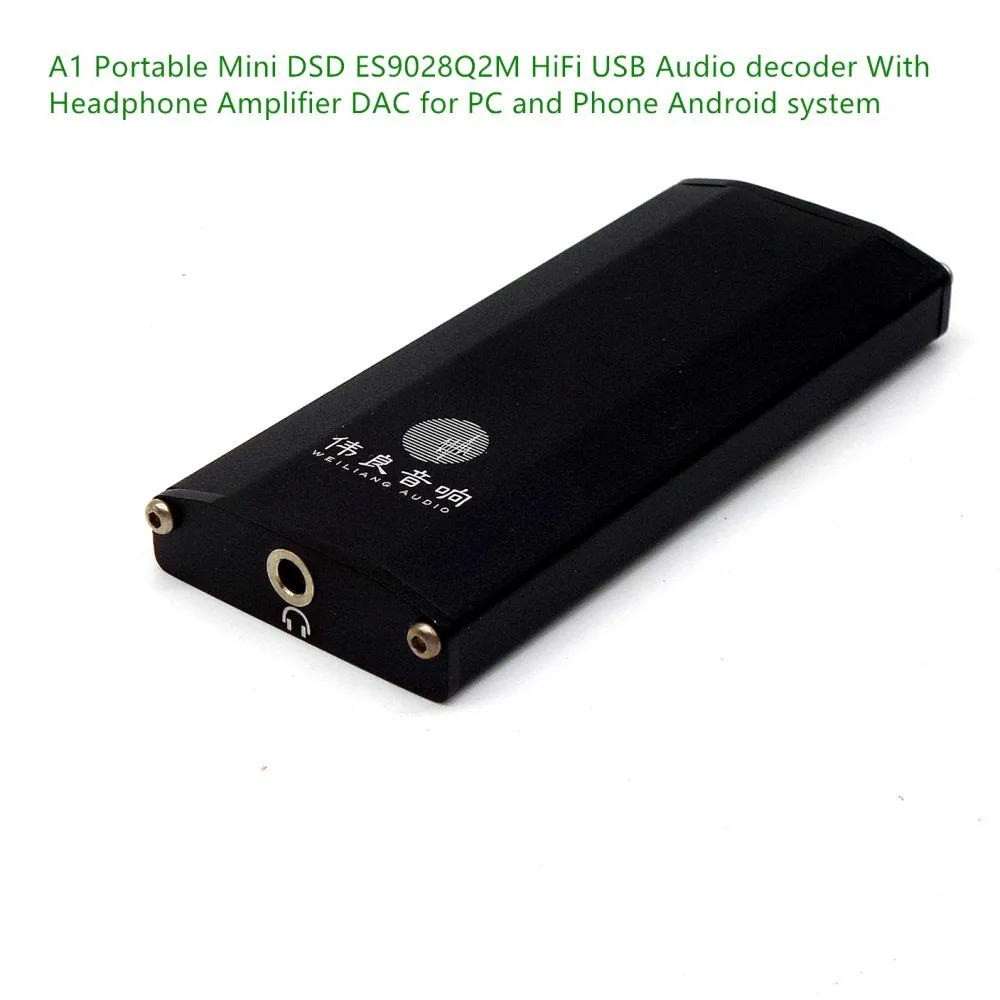 P1 Портативный мини DSD ES9028Q2M HiFi USB аудио декодер с усилителем для наушников ЦАП для ПК и телефон системы Android