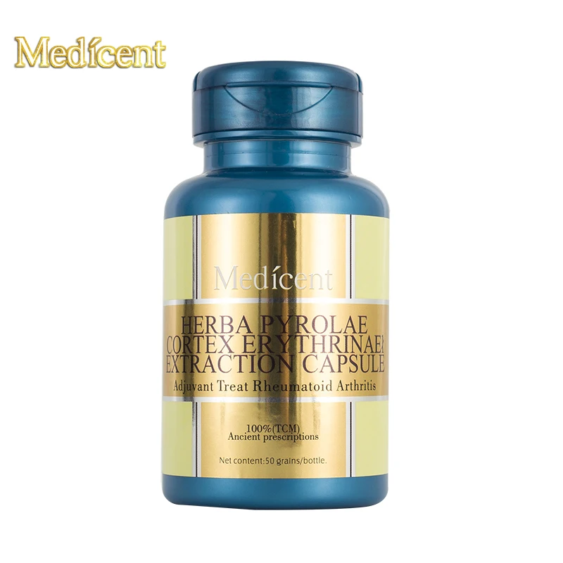 

Medicent Herba Pyrolae Cortex Erythrinae Extraction Capsule, Adjuvant Treat Rheumatoid Arthritis, Rheumatoid arthritis, 50pcs