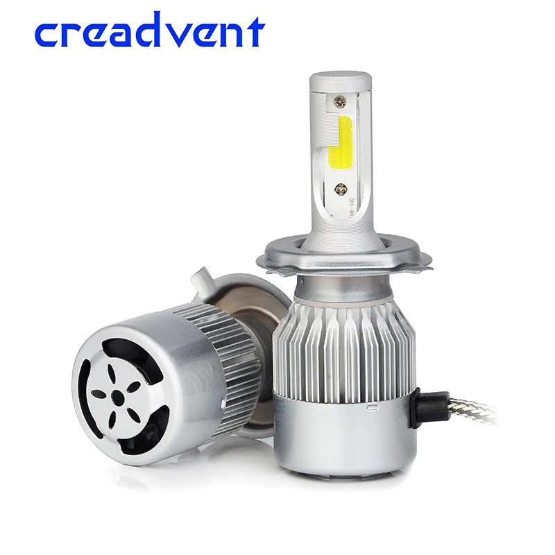 72w car headlight h4 led h7 h1 h11 h8 h3 880 hb3 9005 hb4 9006 auto