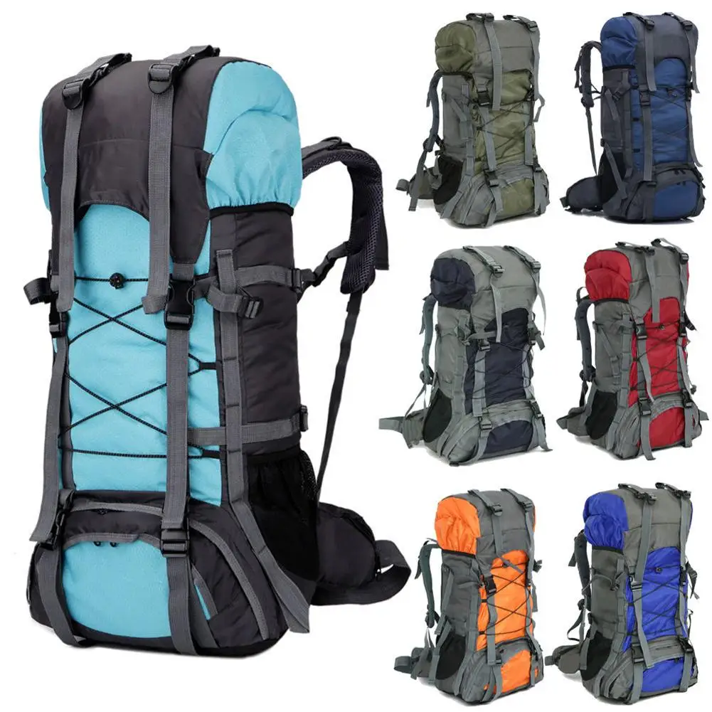 

60L Waterproof Outdoor Climbing Hiking Bag Camping Travel Rucksack Backpack